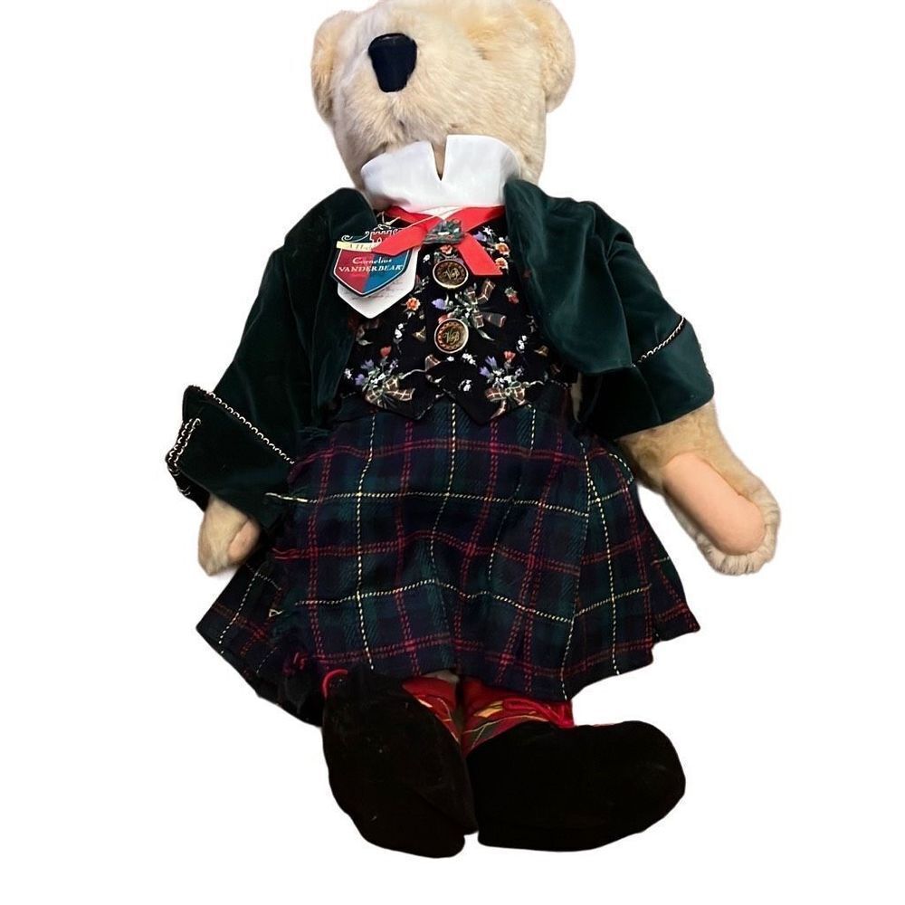 Vintage Cornelius Vanderbear "A‎ Highland Fling" Bear nwt (1993)